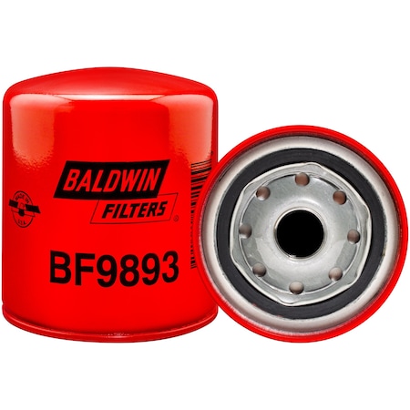 Baldwin Filters Fuel Filter, 6-5/32 x 3-11/16 x 6-5/32 In BF9893